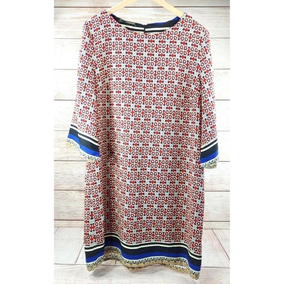 Women Golbary Tunic Boho Hippie Style Long Sleeve Top Dress Tank Abstract Print - Picture 1 of 12